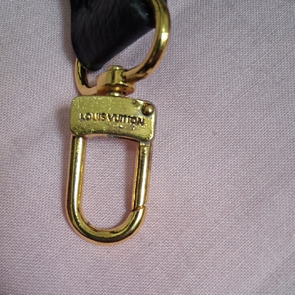 Louis Vuitton Black and Gold Key Holder